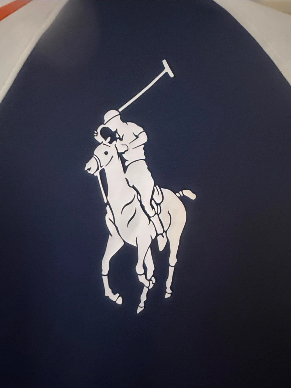 Ralph Lauren Navy, White & Orange Kids US Open Pea Coat